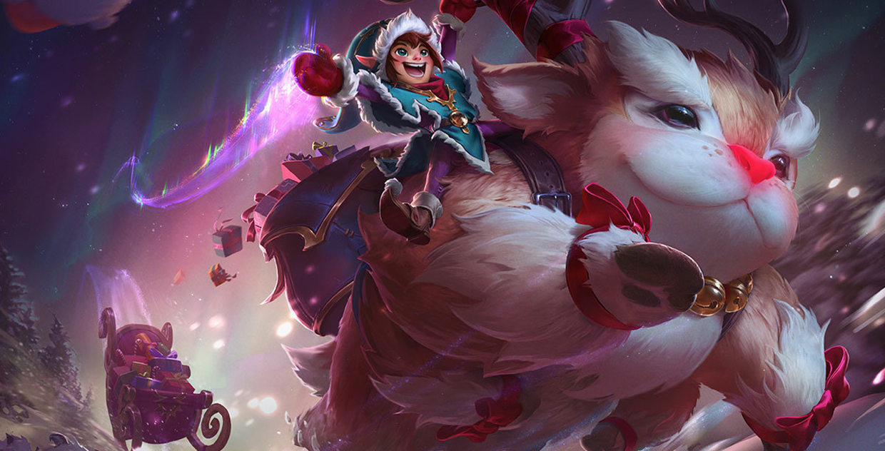 英雄联盟 壁纸 【第40期-雪原双子(雪人)、奥拉夫】无水印自取