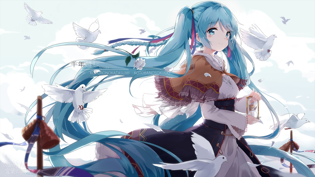 初音的千年越壁纸高清大图预览1920x1080 动漫壁纸下载 彼岸桌面