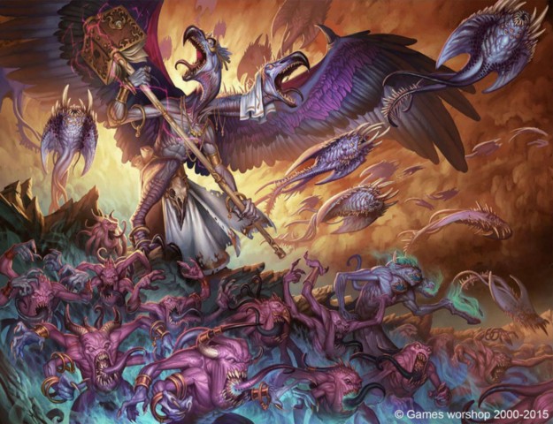 辛烈治恶魔(daemons of tzeentch),变化无常的代表.