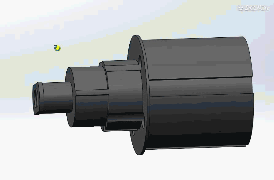 方向盘主轴三维模型
