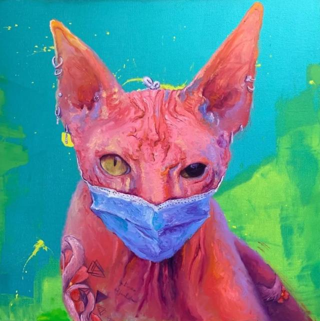 表面上我是只温顺的"猫",真实的我是多重人格的艺术疯子
