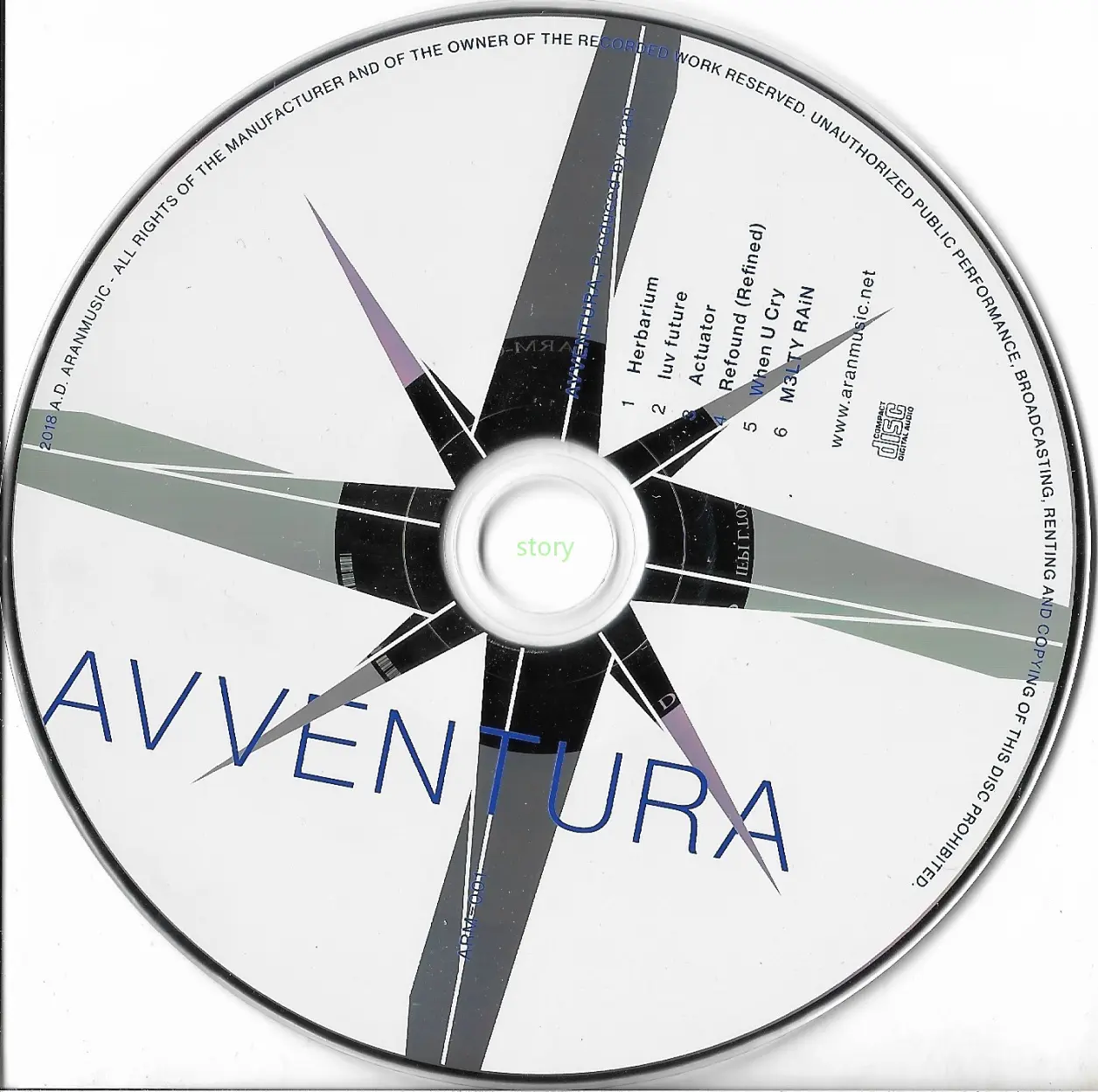 aran 实体专辑图鉴 avventura