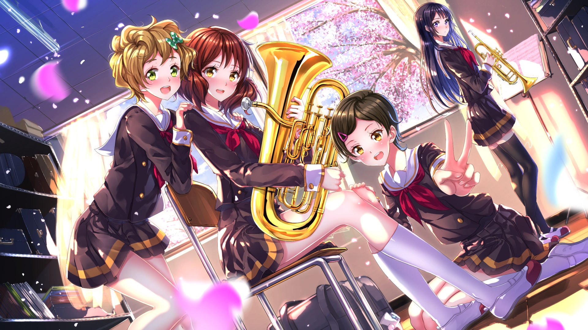 二次元壁纸1.1期 《吹响吧!上低音号!》