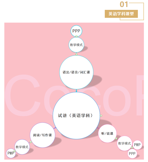 因为coco自己只考高中英语的教资证,所以接下来的内容就以"学科英语"