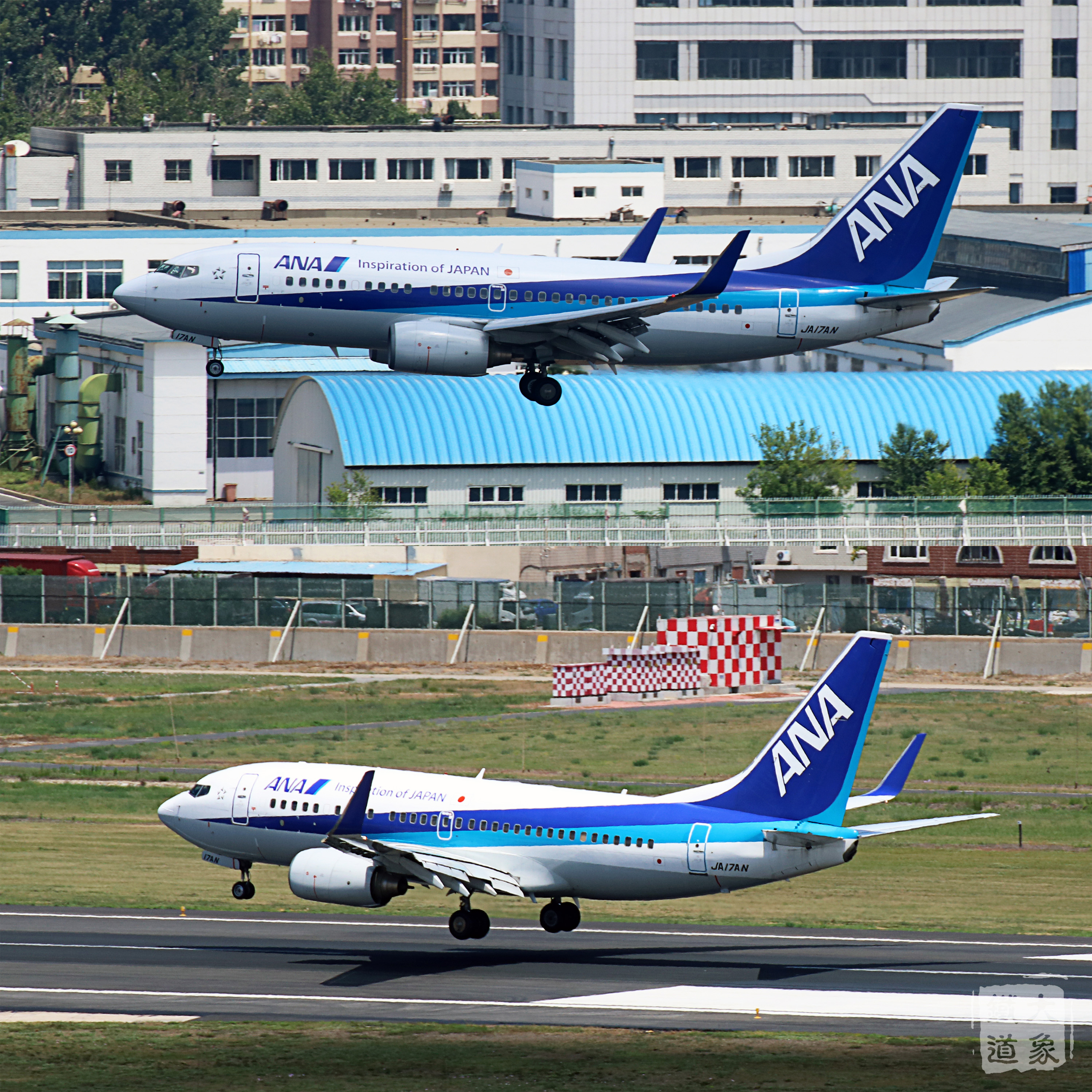 全日空航空 b737-700 nh945 大阪关西—大连周水子
