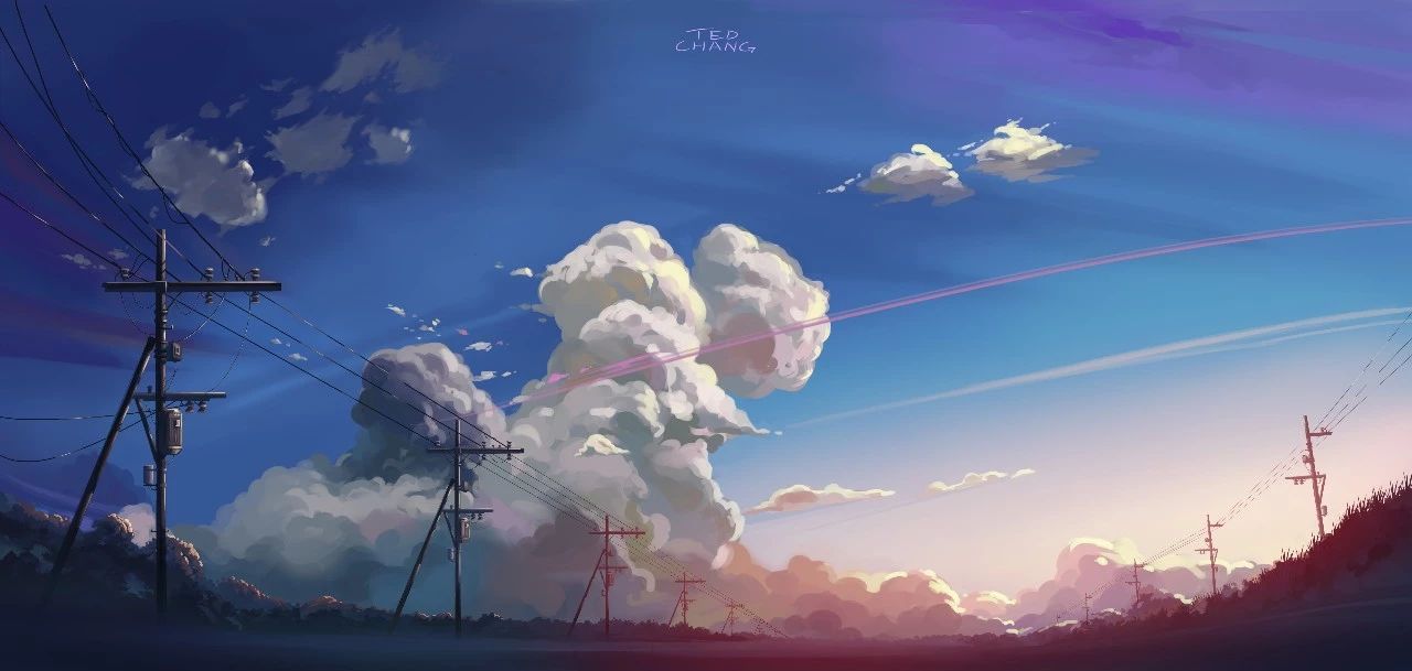 ted老师临摹《秒速五厘米》场景