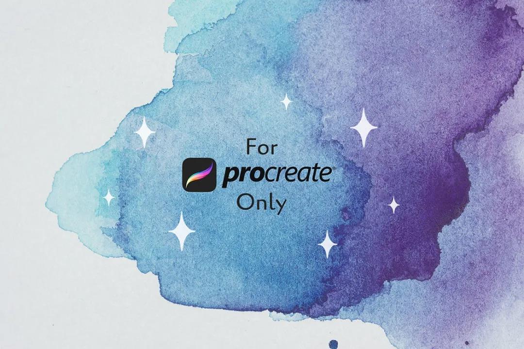 procreate水彩画布,procreate水彩画布纹理 procreate简易使用的水彩毛笔笔刷【第3391期】
