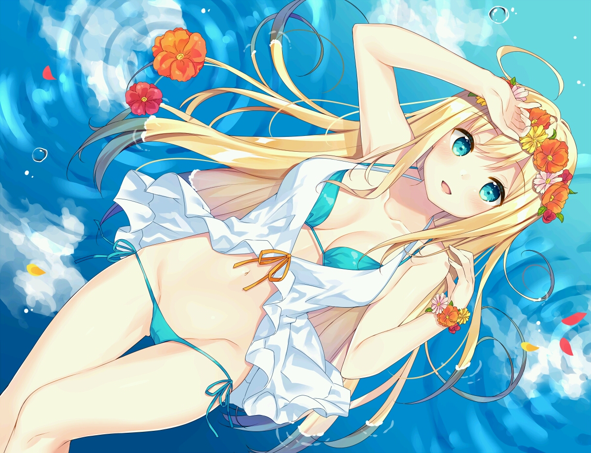 「泳装美少女」夏天了,说到夏天就想到泳装,进来看看美少女的泳装吧!