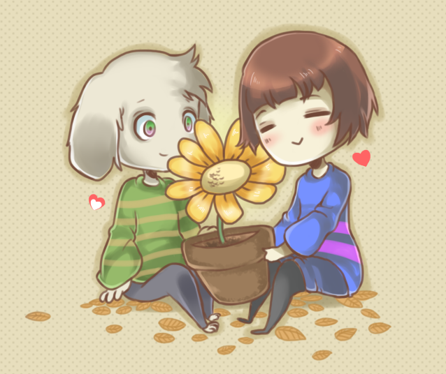 undertale传说之下精美人物图包asrielfrisk篇