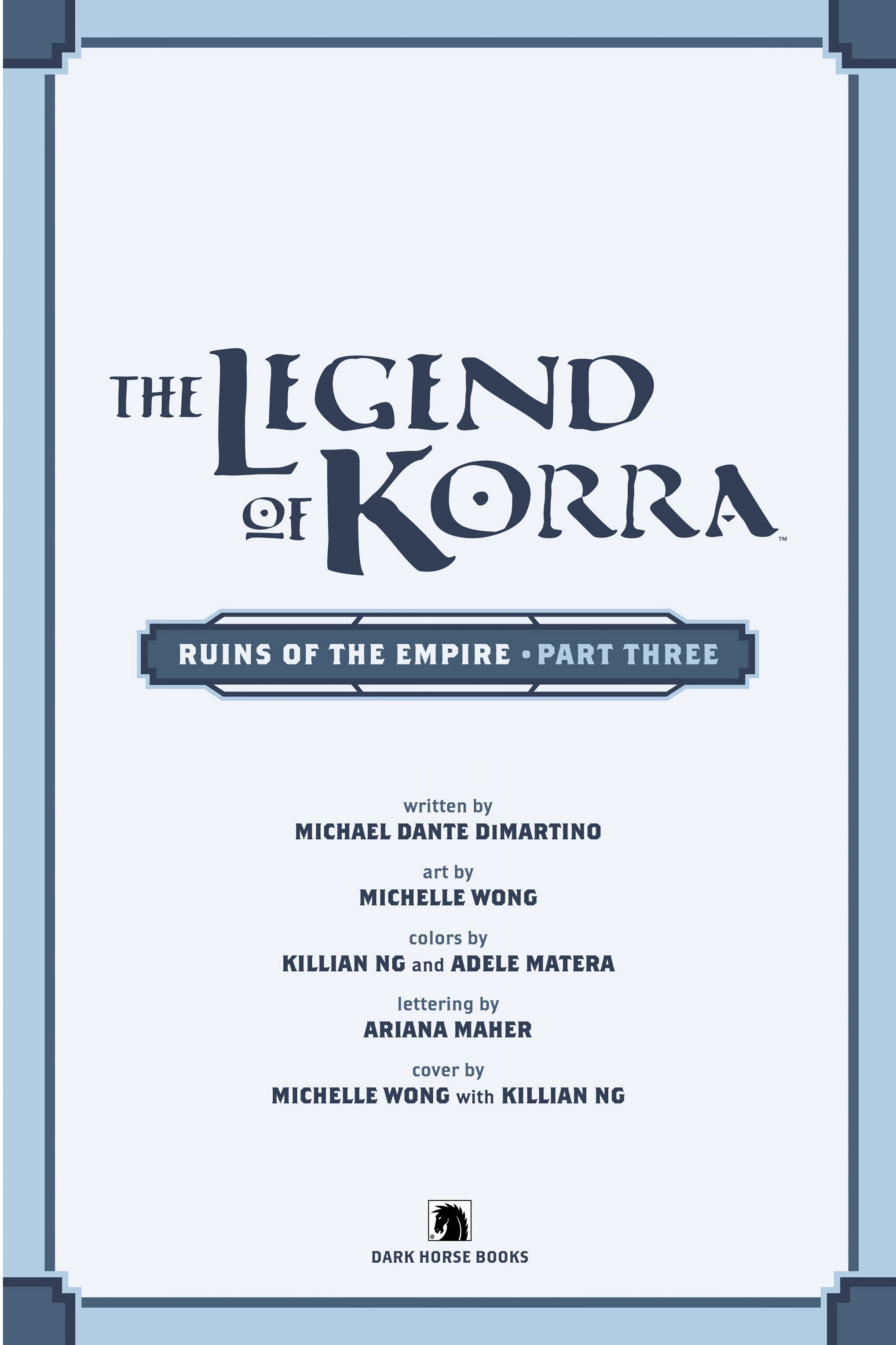 the legend of korra 科拉传奇漫画 ruins of the empire 帝国陨落