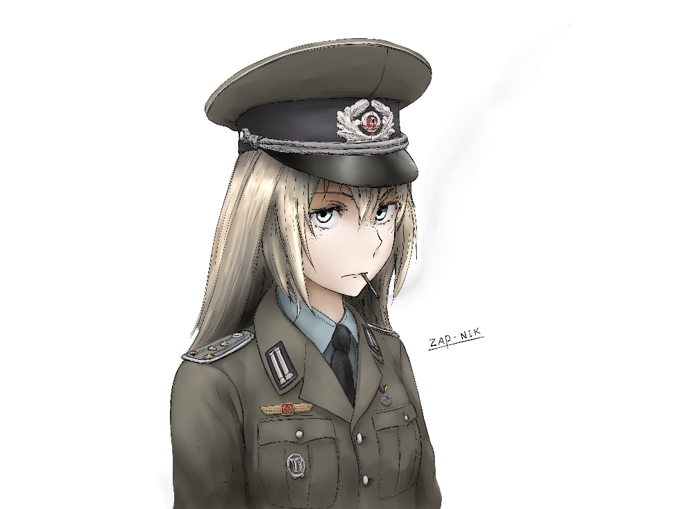转一些p站上挺考究的德军(邦德与东德)插画