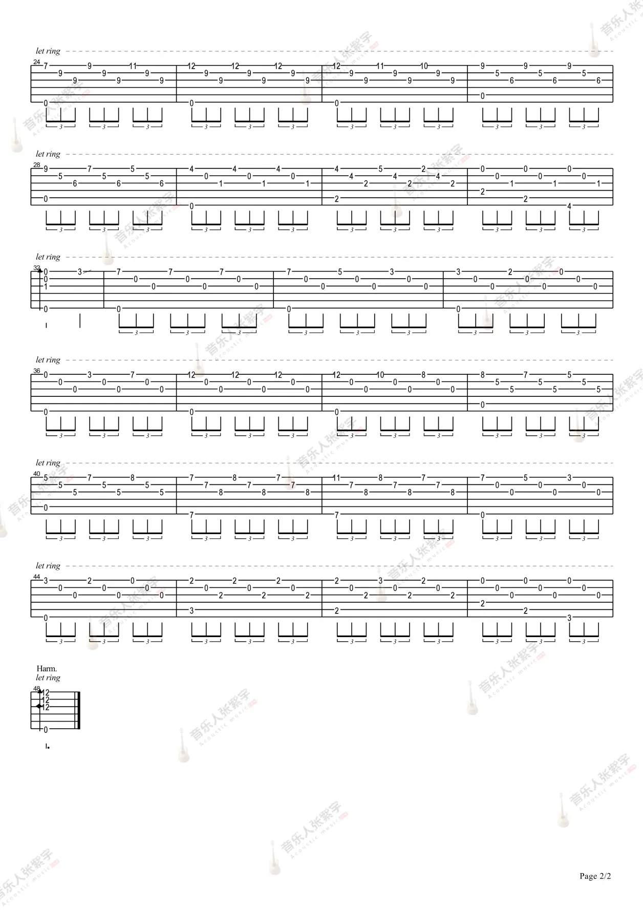 指弹翻弹 | 好听的经典吉他曲《爱的罗曼史》分享一下