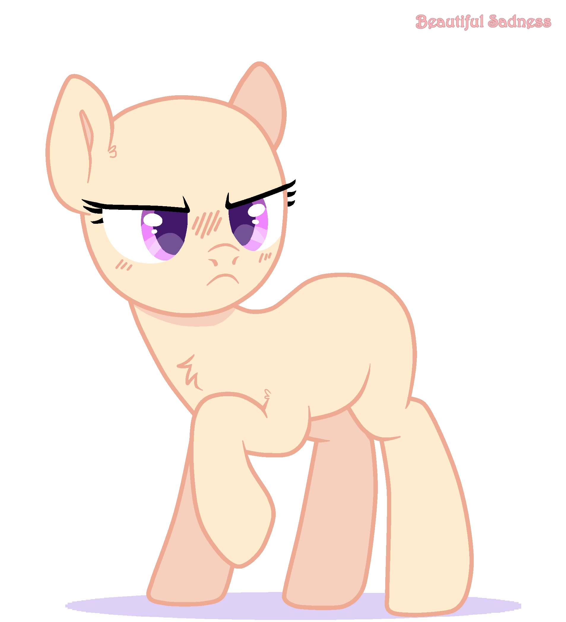 mlp鼠绘小马模板图集1