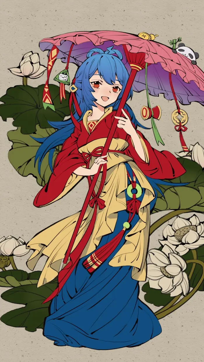 古风素材|古风水墨插画(复刻版) by中国河南古风水墨画师:雪代薰