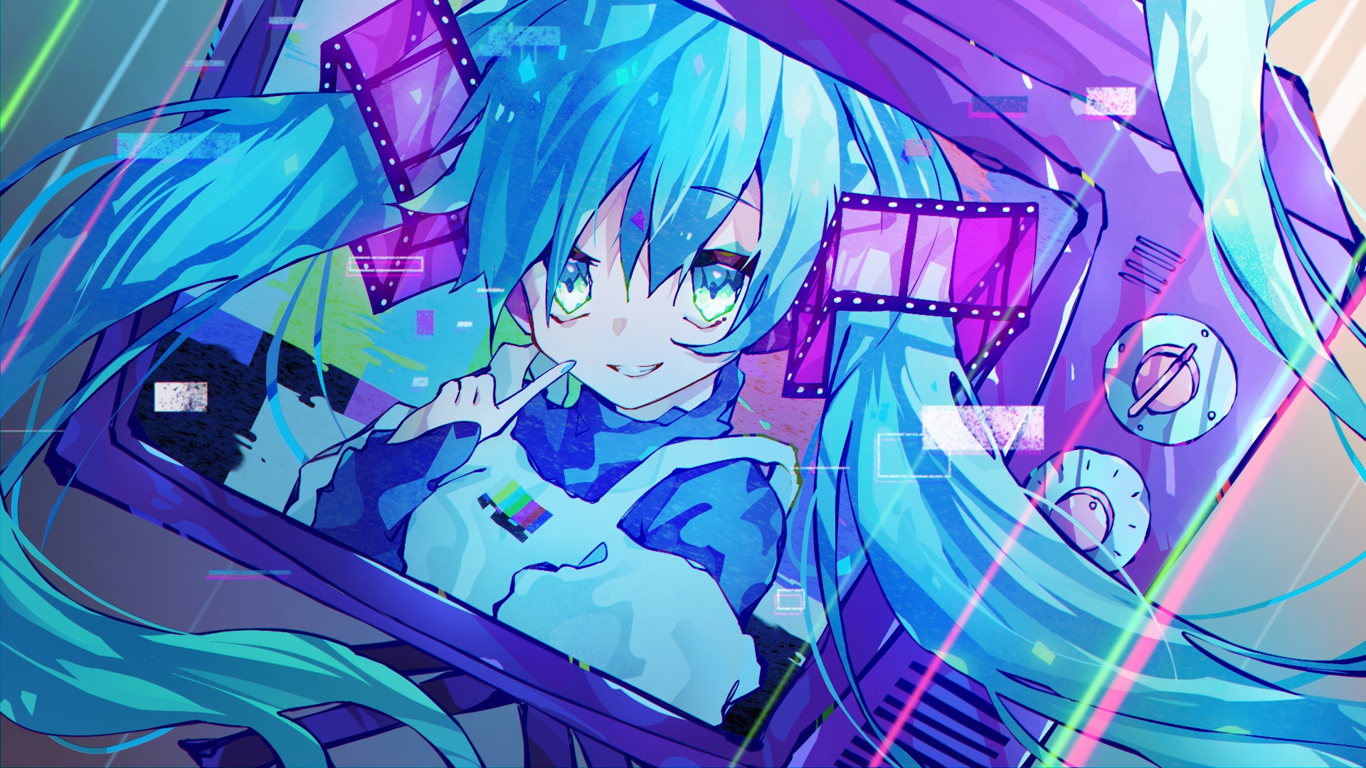 初音未来世界第一的公主殿下初音未来无水印超清电脑壁纸