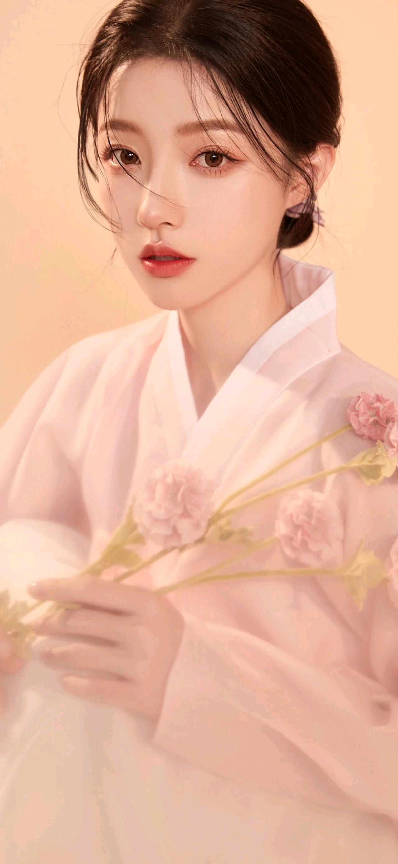 〔美少女高清壁纸12〕闲时与你立黄昏,灶前笑问粥可温