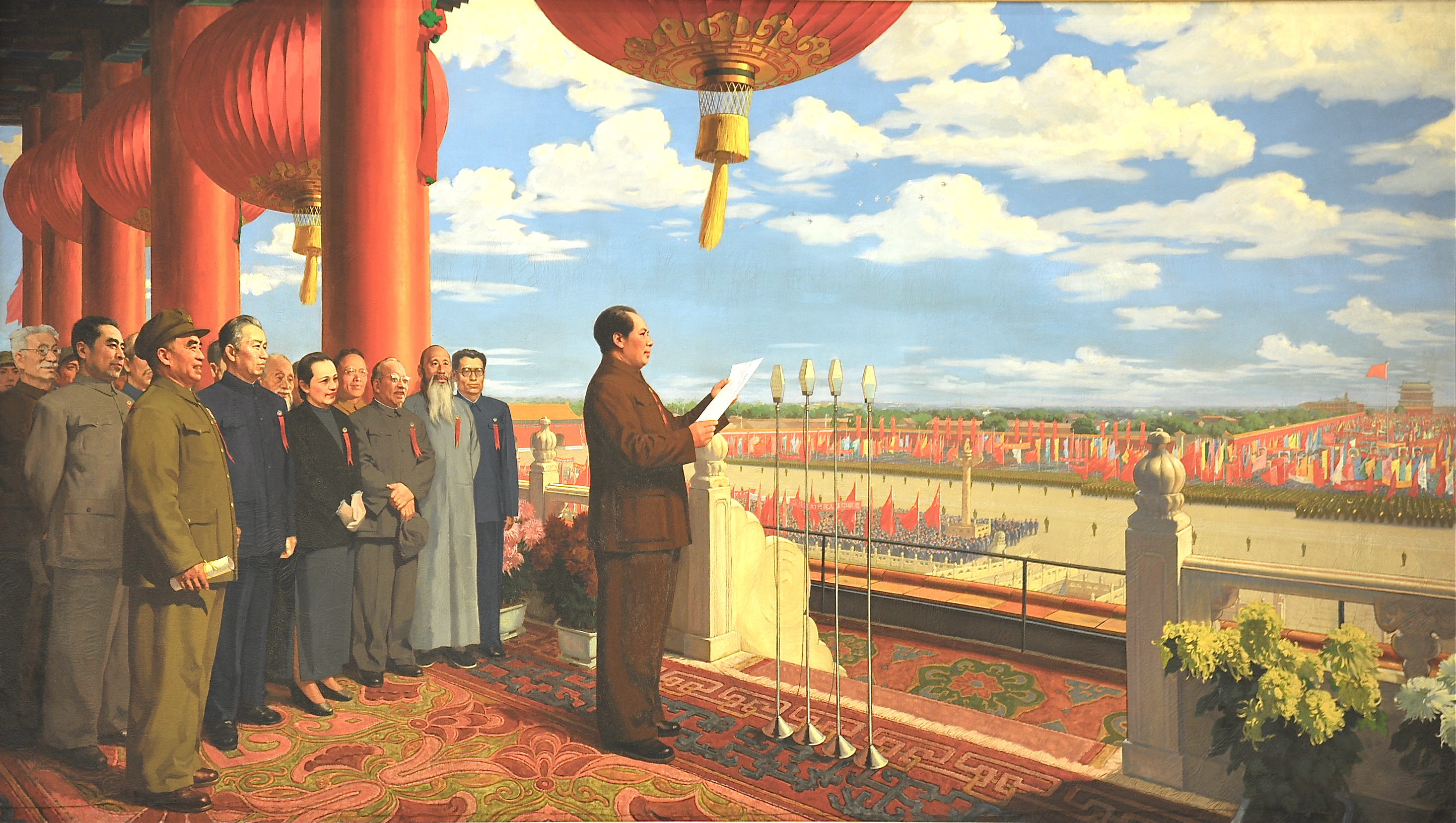 《开国大典》董希文油画