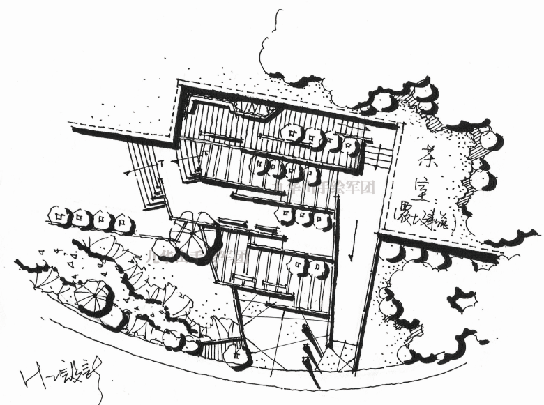园林景观快题高差处理详解