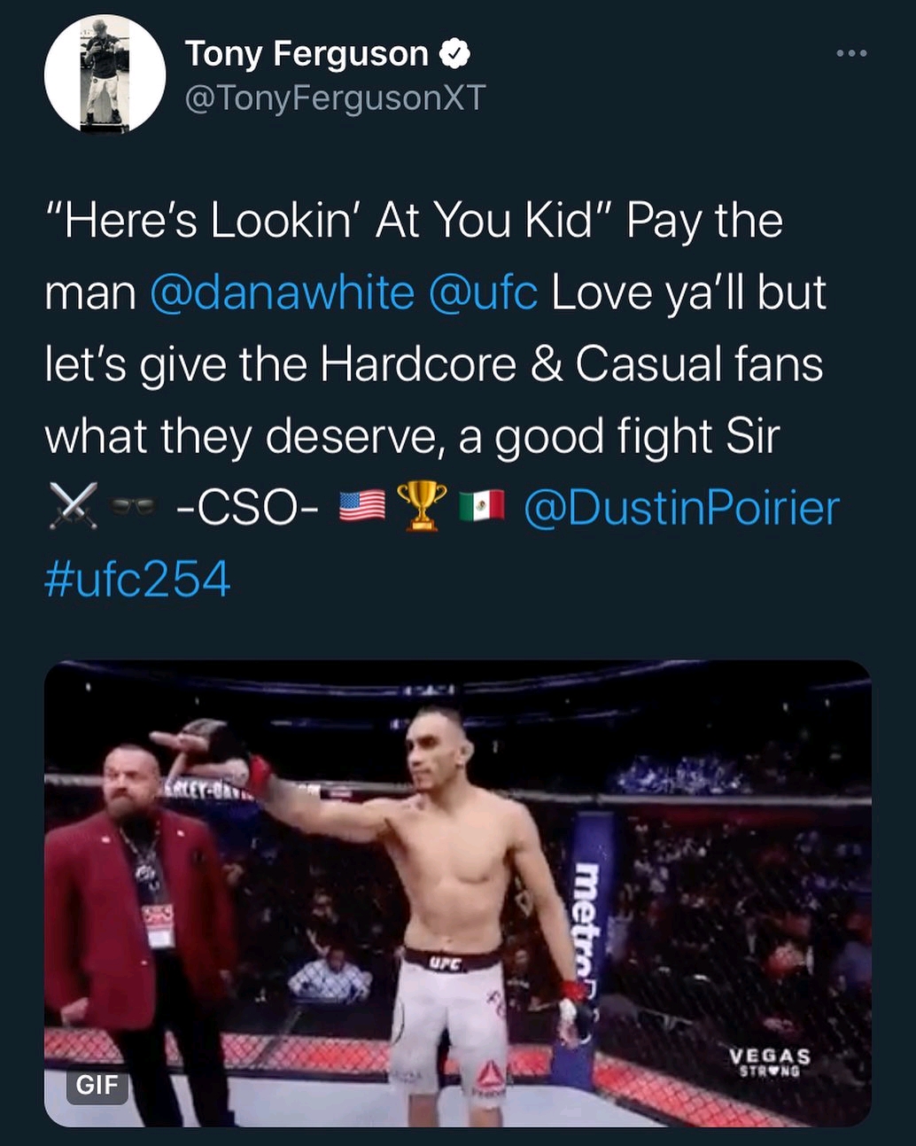 ufc前轻量级冠军"夜魔"托尼弗格森ins照片自取第二弹