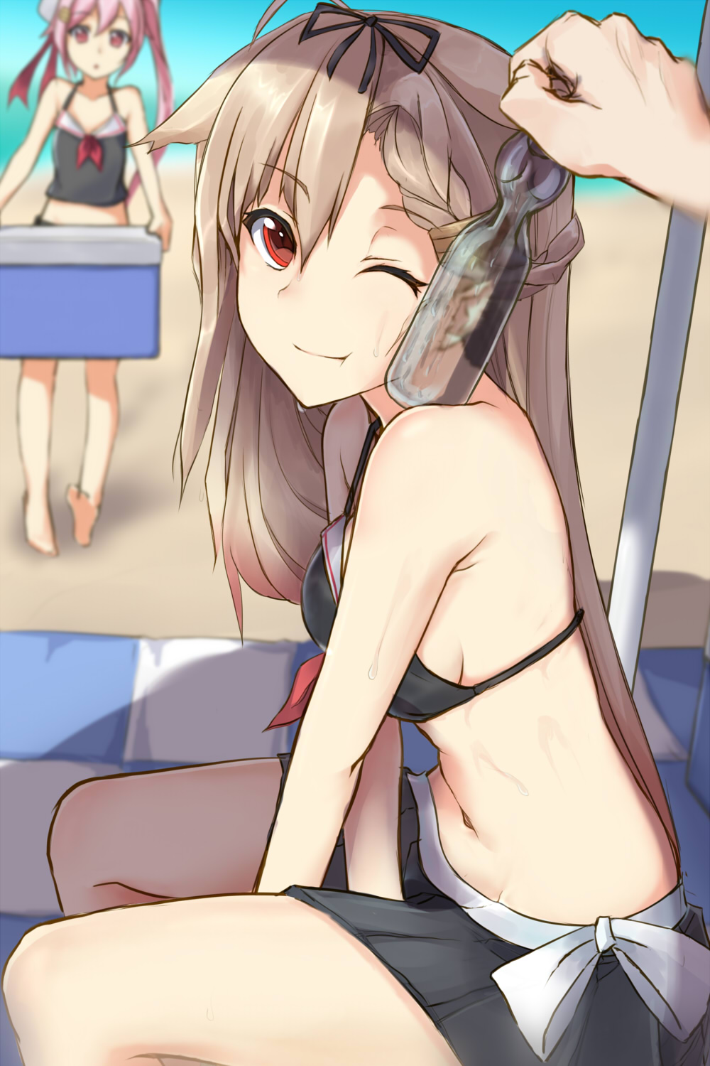 岛风&夕立(舰队collection)壁纸分享