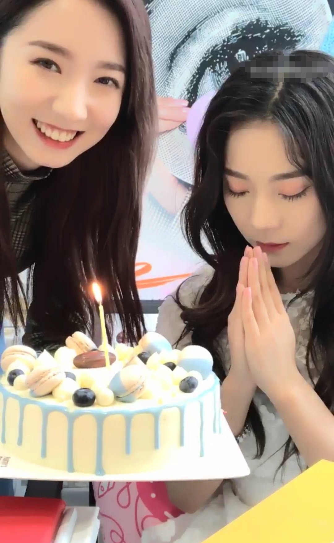 紫宁22岁生日傅菁送祝福,还有五位火箭少女亲自送蛋糕