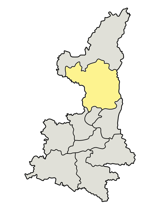 延安市在陕西省的位置