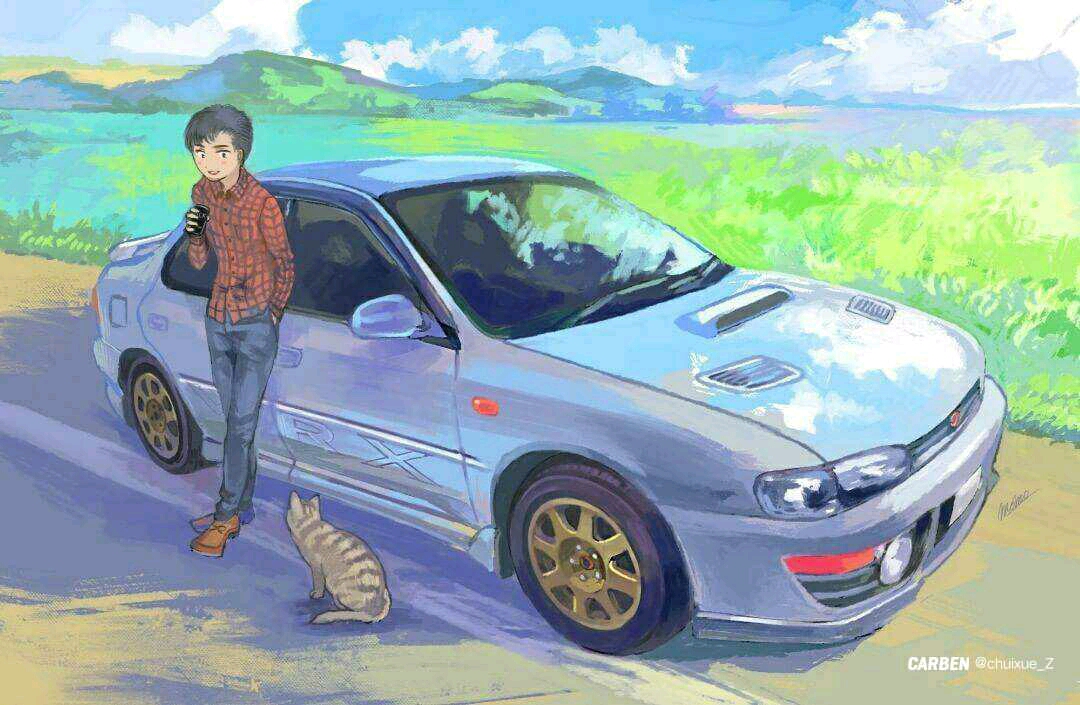 每日美图 (9) 跑车Ⅹ二次元