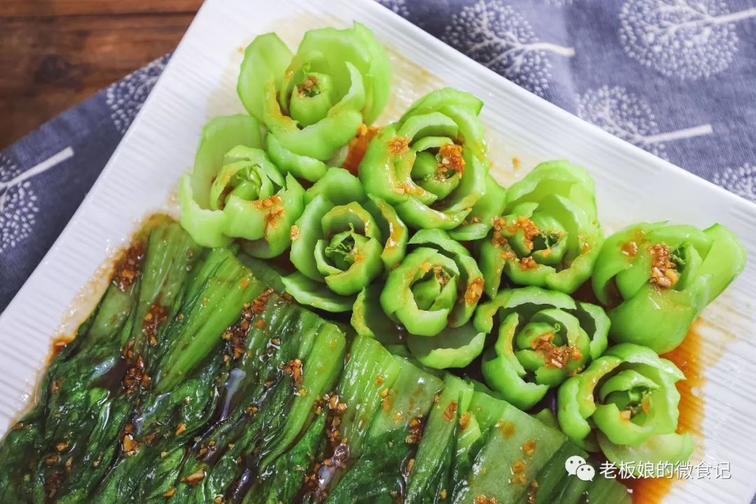 看一遍就会的微波炉烫青菜做法!5分钟搞定!
