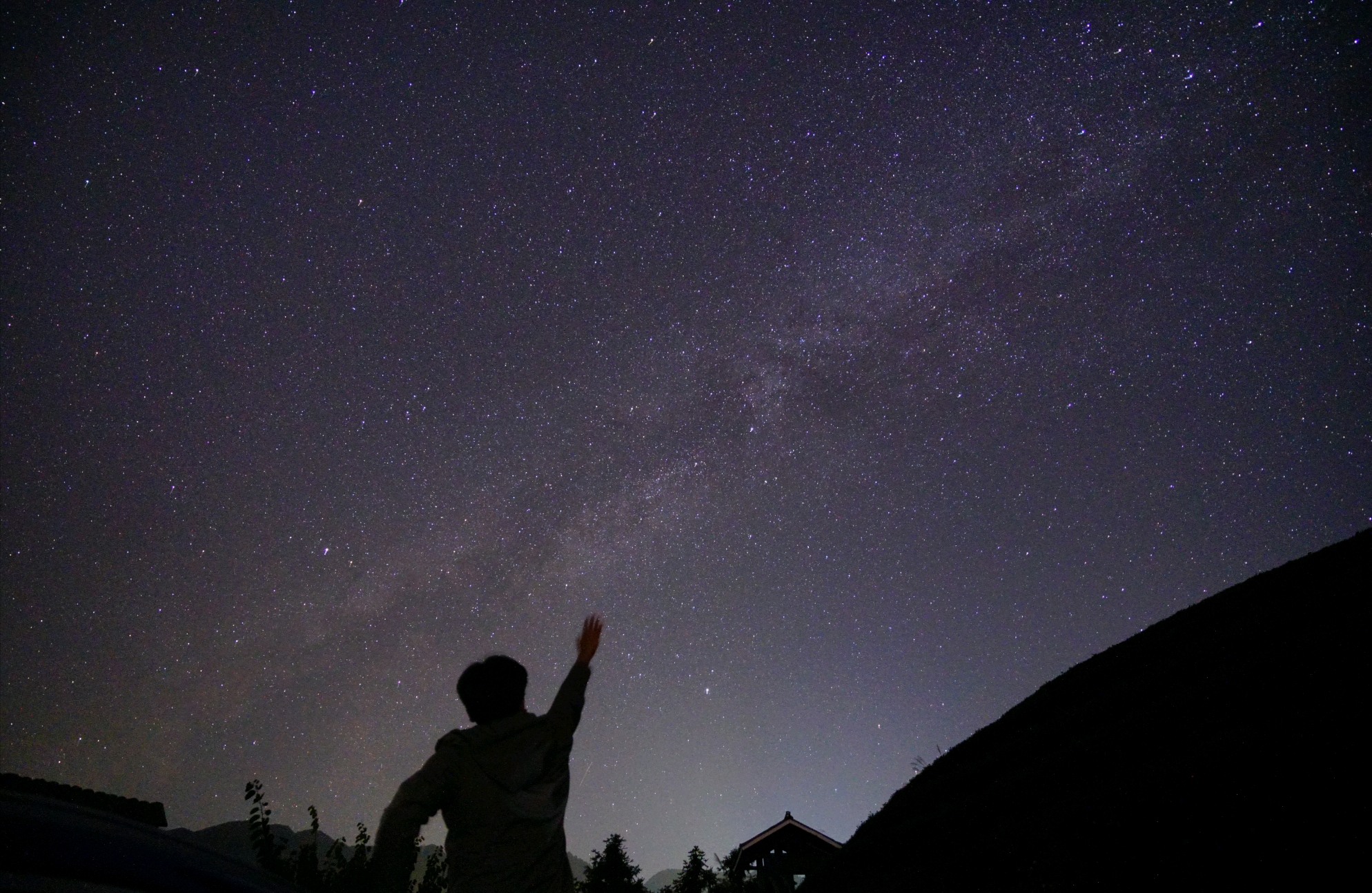 广西三江最美星空银河