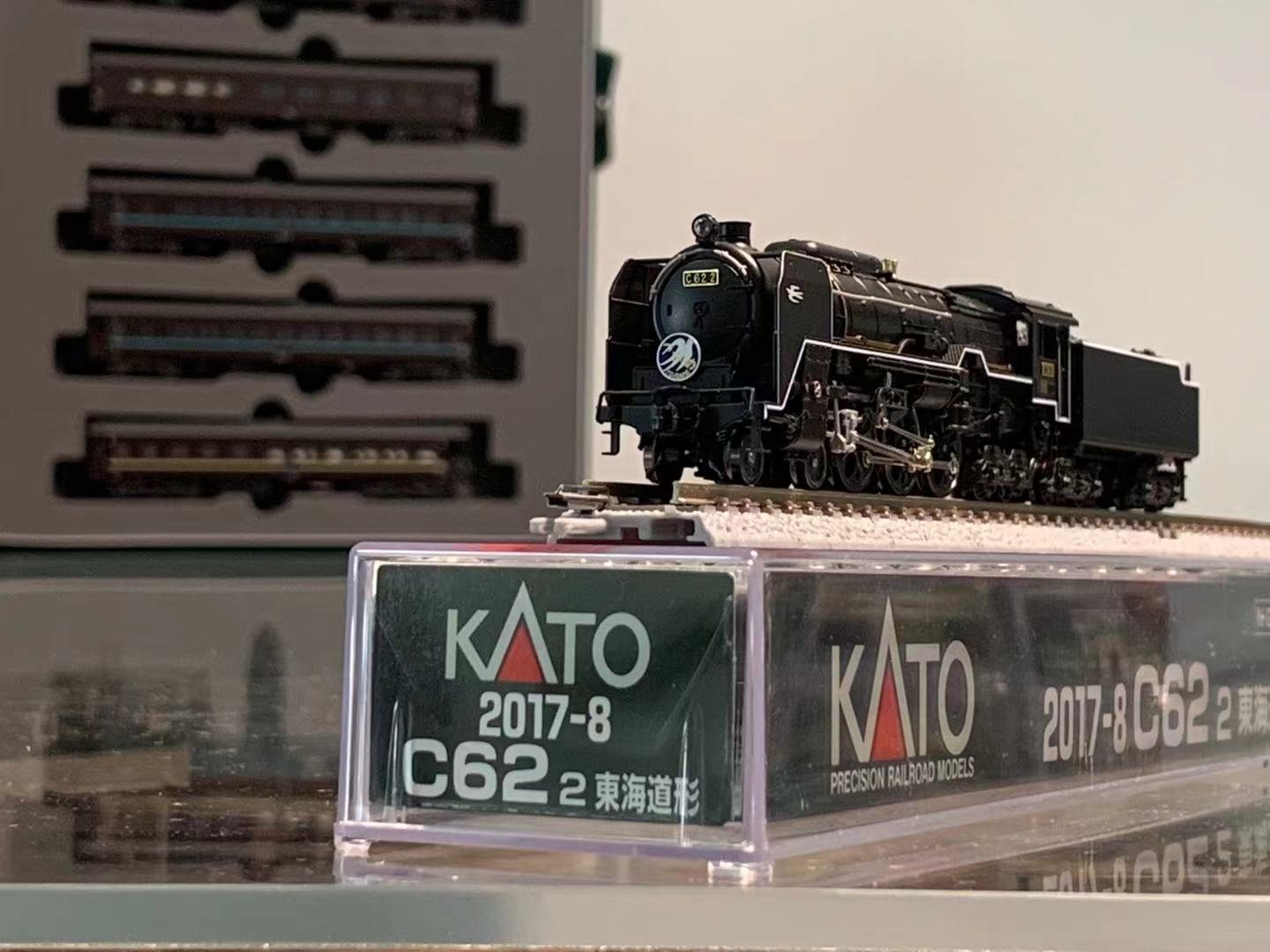kato c62型 蒸汽机车 检阅