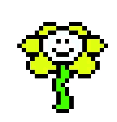 游戏 单机游戏 undertale全员像素图(小)(整改)(再改) flowey