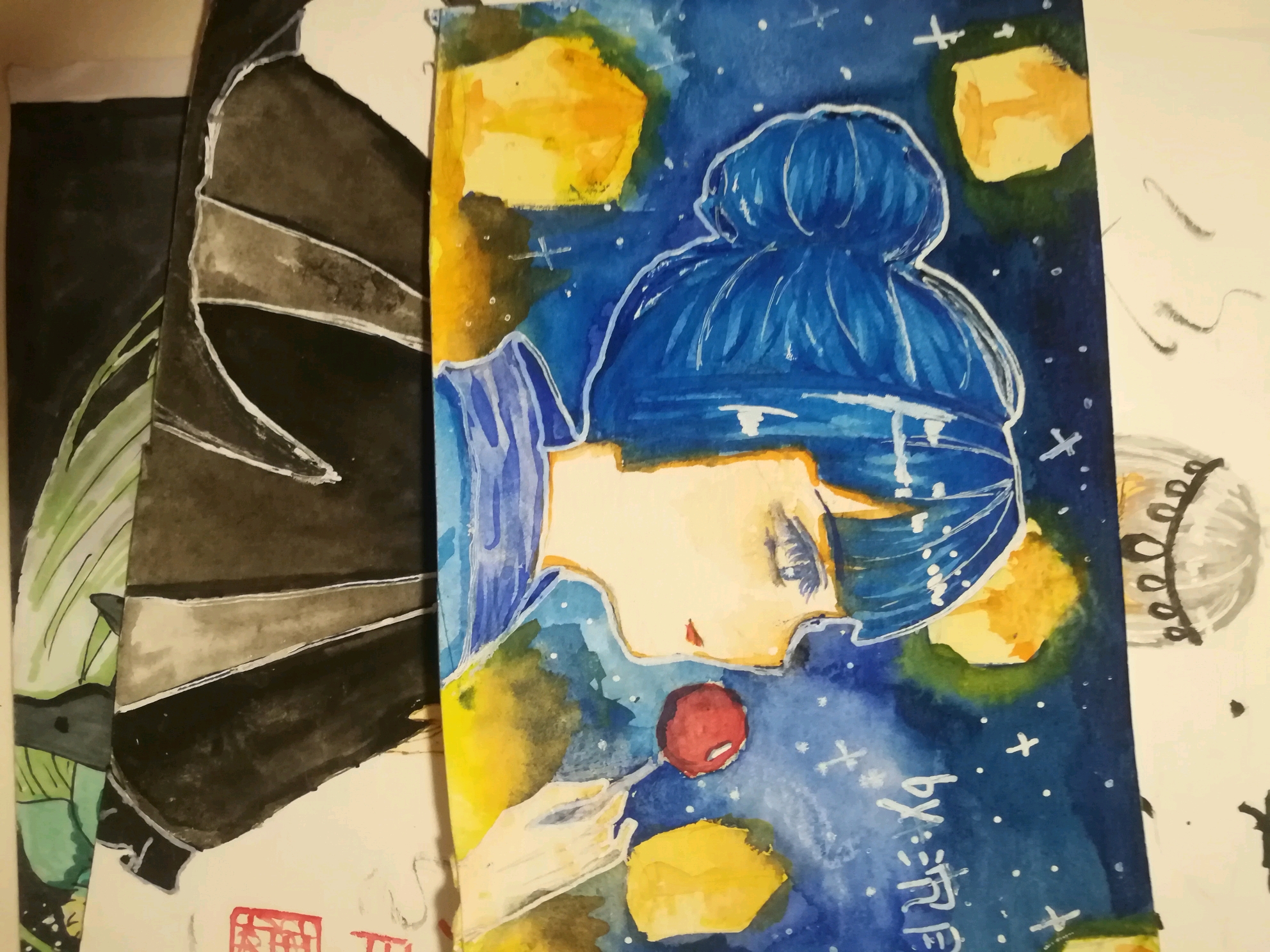 六年级到初一的绘画进步史(给画渣找自信的正常人进步
