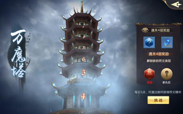 这个万魔塔属于传统玩法,一种常见的爬塔玩法.