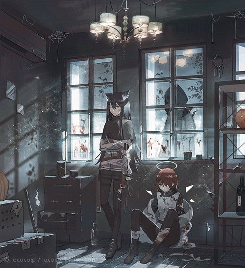 明日方舟同人作品汇集第一期(幻象黑兔,珂列卡不对称强制,lococo:p)