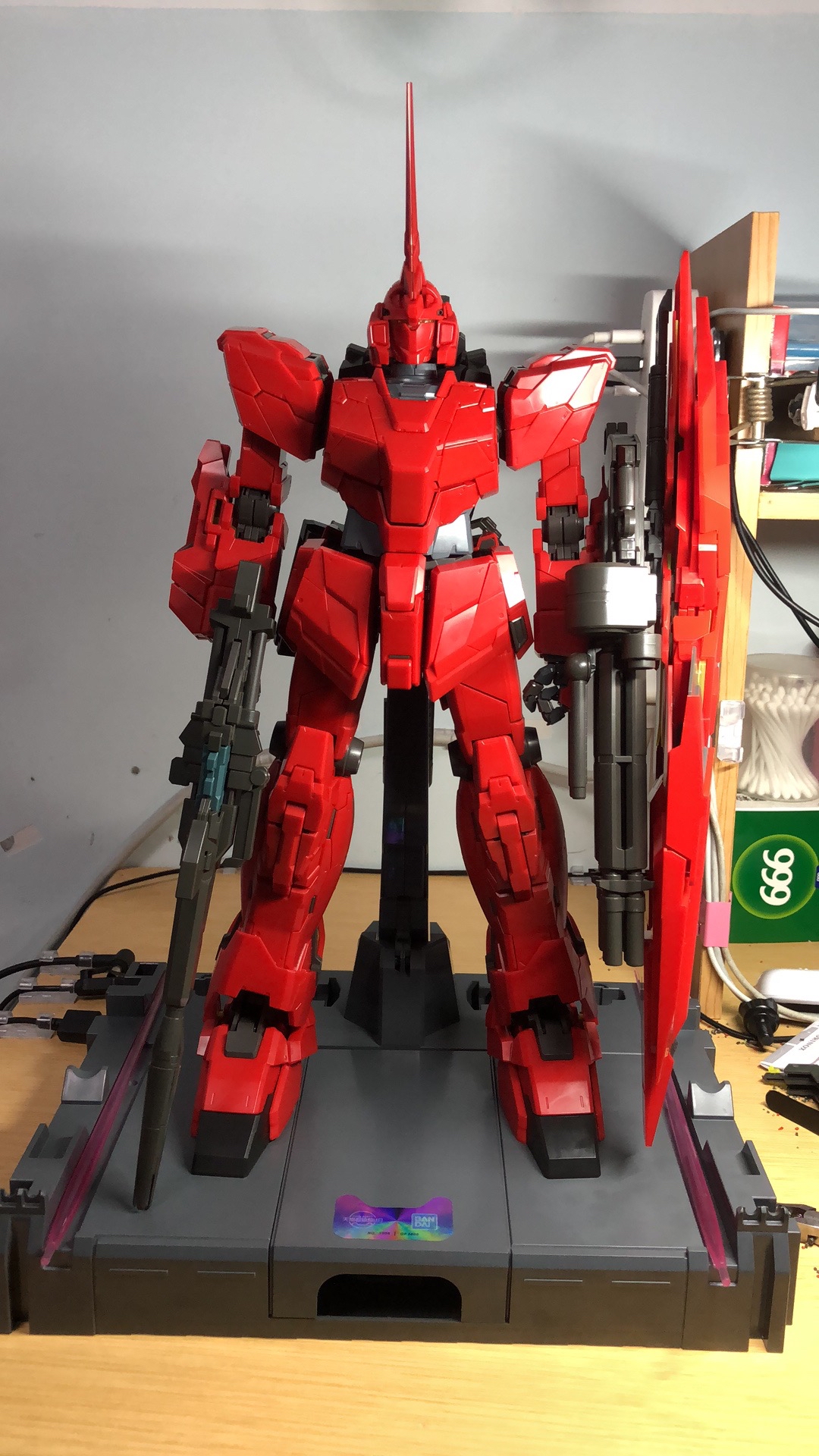 rx-0独角兽高达 pg (中国红ver.