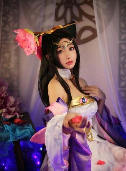 王者荣耀貂蝉cosplay斗鱼三骚张琪格最有韵味