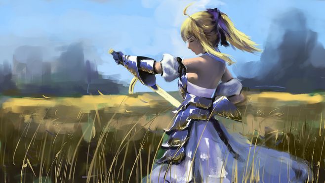 【fate/grand order】阿尔托莉雅·潘德拉贡 lily(saber lily)美图