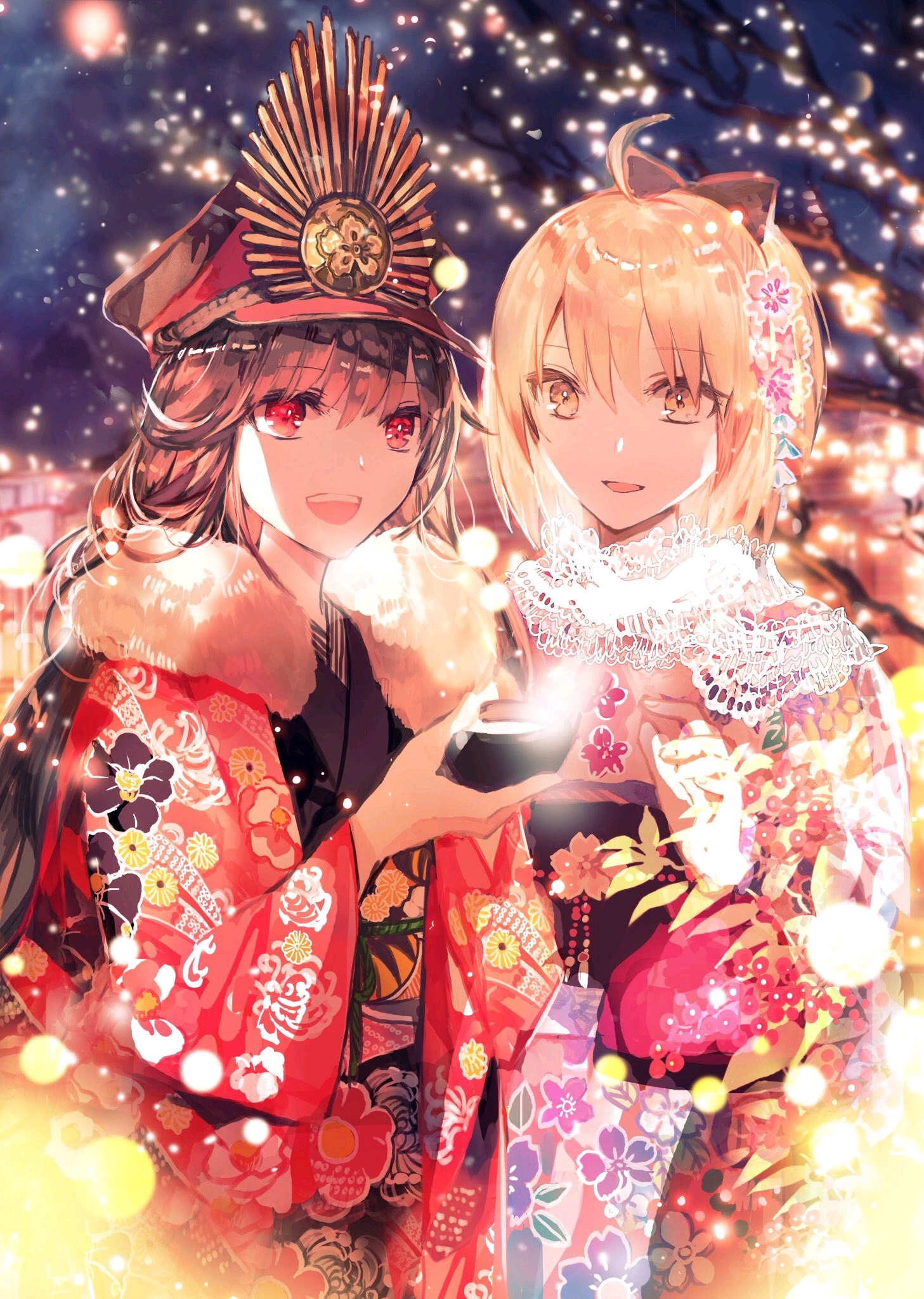 fgo美图合集(新年贺图/英灵和服合集)