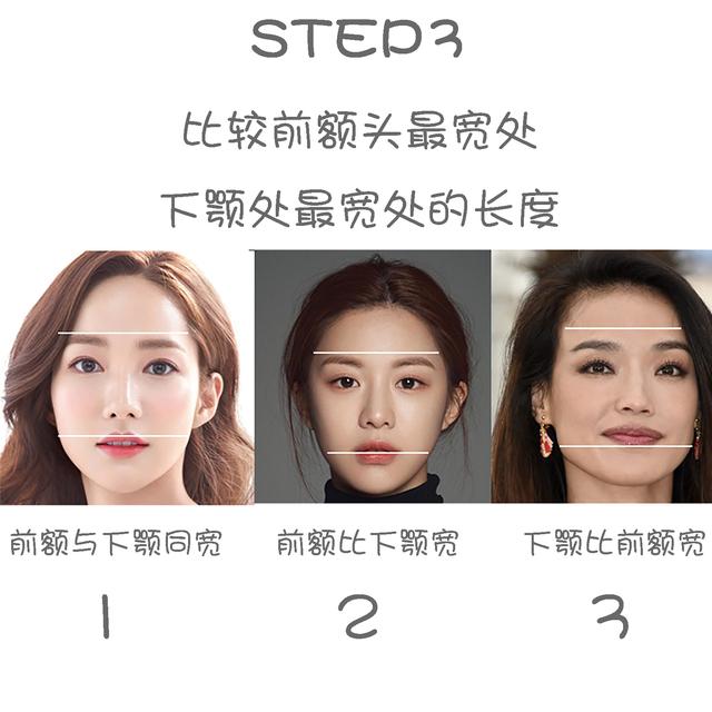 「脸型测验」4个步骤马上有正解!