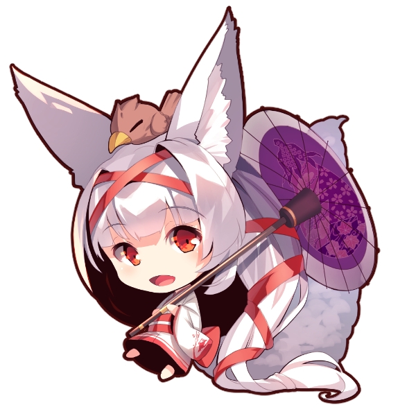 二次元美图插画分享67狐娘系列①