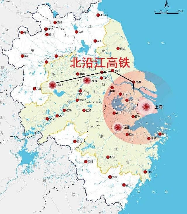 北沿江高铁规划可能有变更:从上海崇明岛过江
