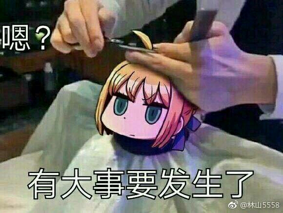 游戏 手机游戏 fgo表情包系列(1) 大家好(  ),我是萌新up,陆有往生,对