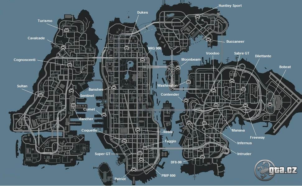 [gtaiv] liberty city maps (自由城地图)