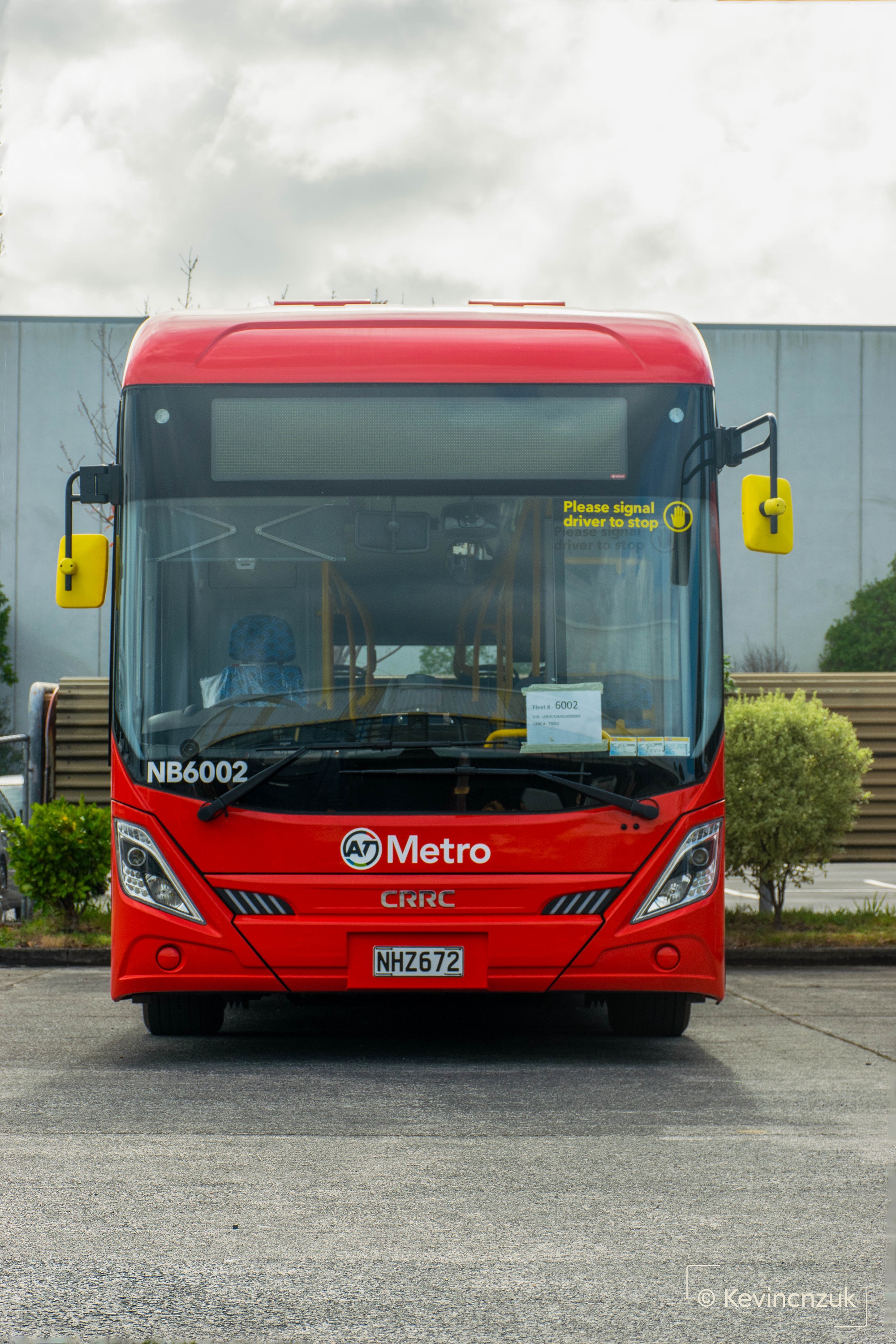 nb6002 nhz672 crrc es12 max 摄于nz bus swanson depot