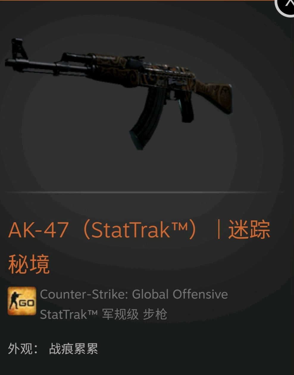 csgo某大学生80小时仓库库存