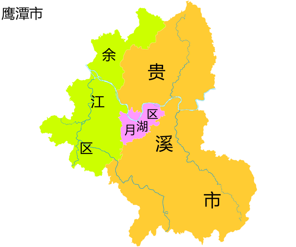 江西省各市县级地图