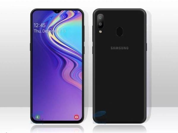 三星galaxy m20真机图曝光:"水滴屏"