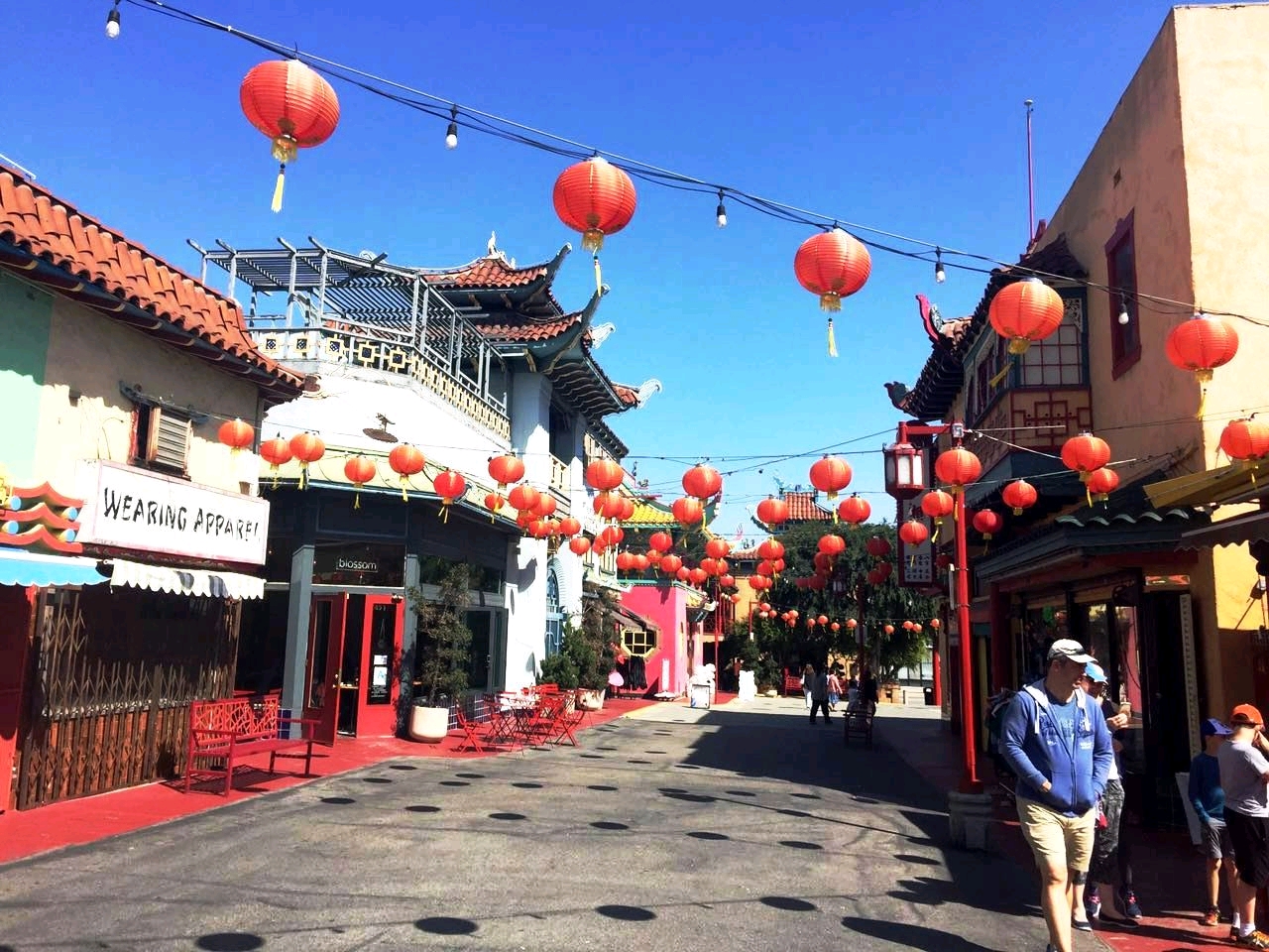 洛杉矶市唐人街街景