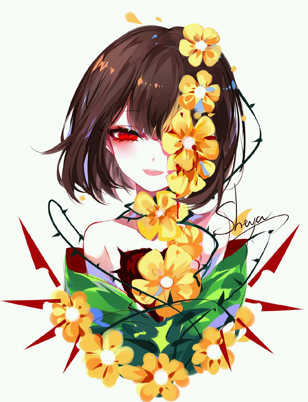 【undertale(传说之下)】chara单人向精选图集(1)