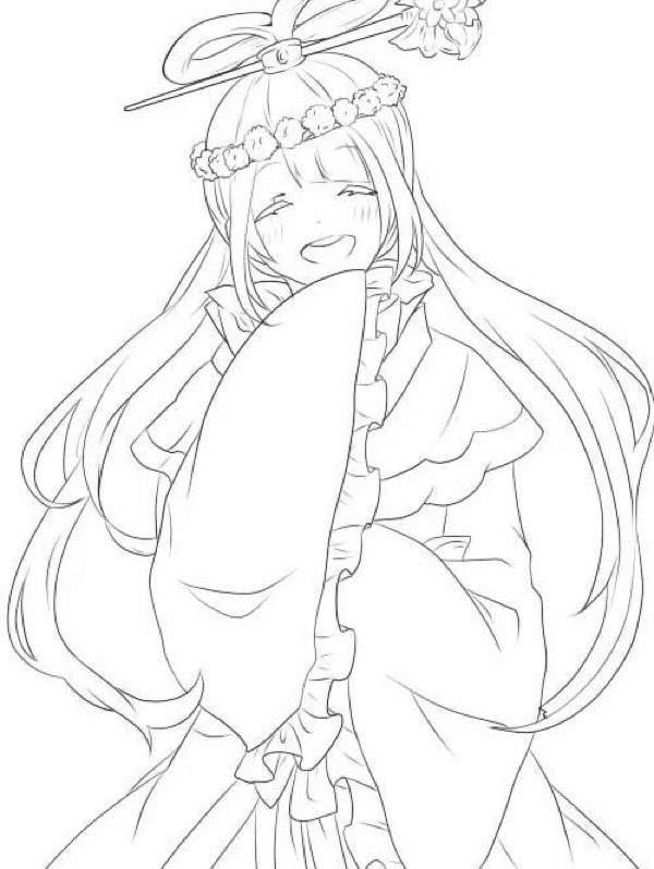 【线稿】古装线稿素材